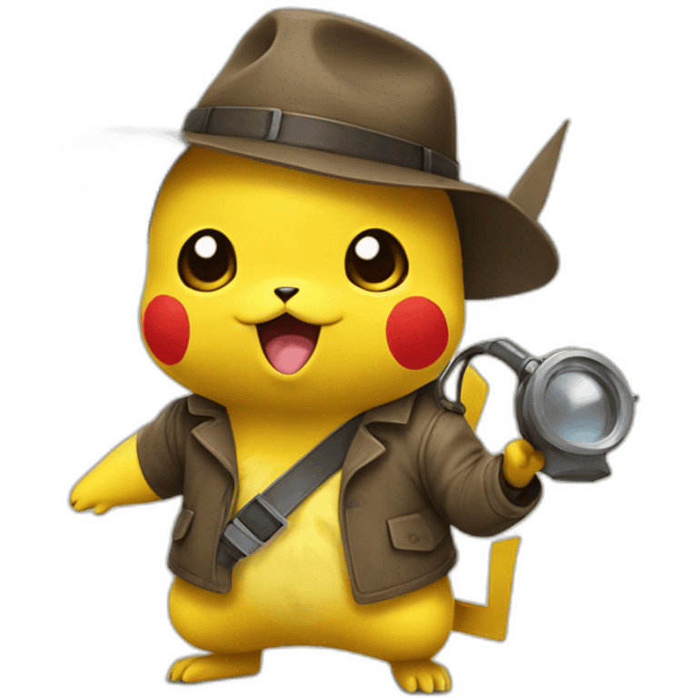 pikachu detective emoji