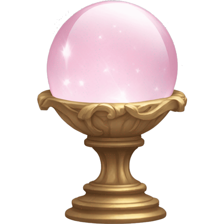 pale pink ethereal crystal ball emoji