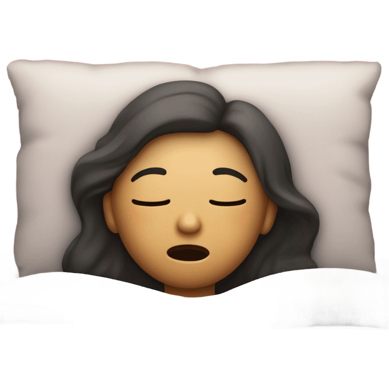 Sleep talking with eyes closed emoji