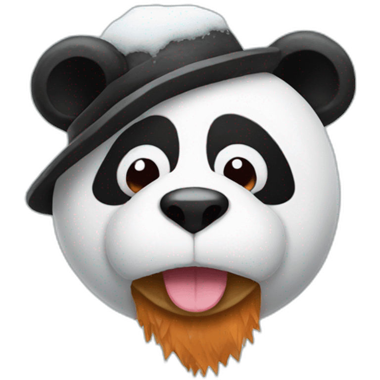 snowman panda emoji