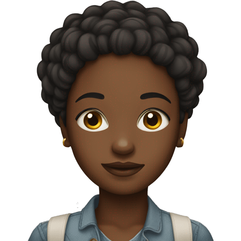 Black girl  emoji