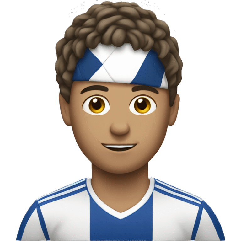 Fan soccer emoji