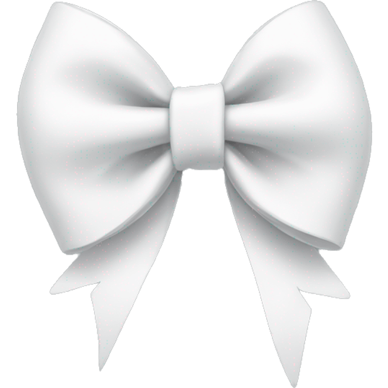 White bow emoji