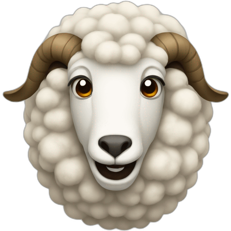 mad sheep emoji