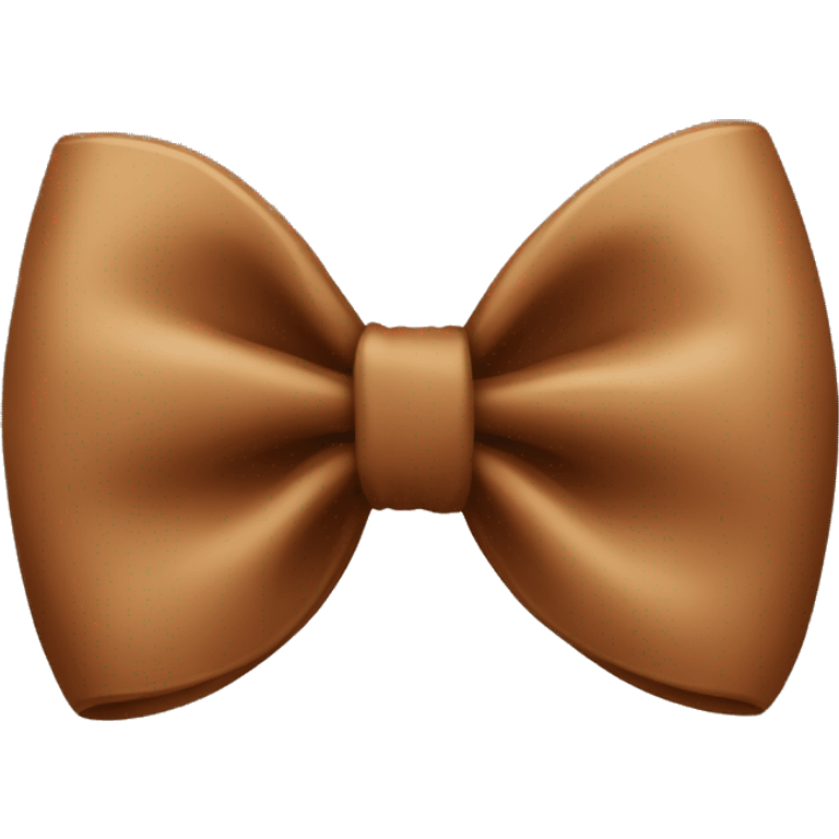 Brown bow emoji