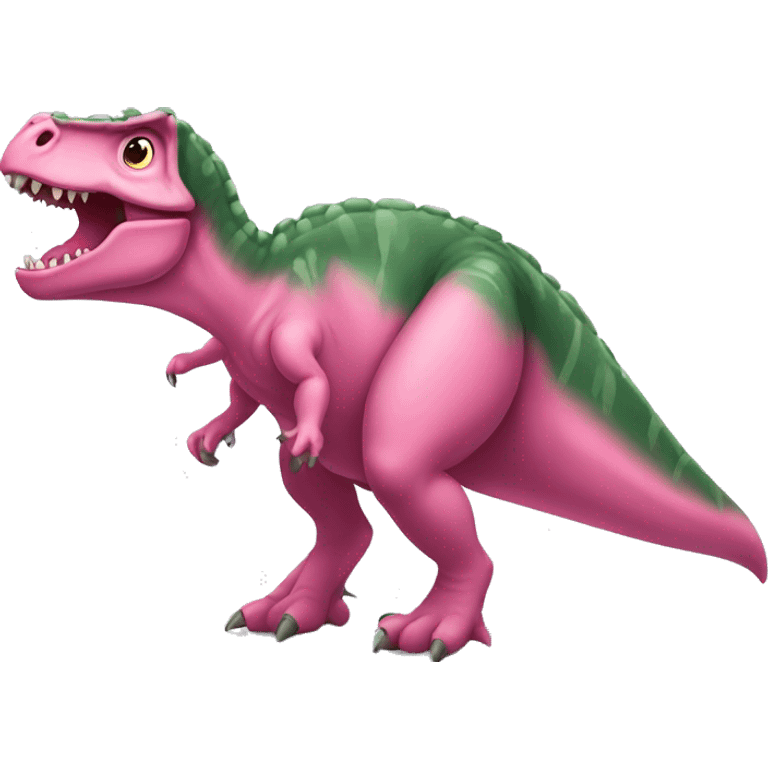 Dinosaurio rosa emoji