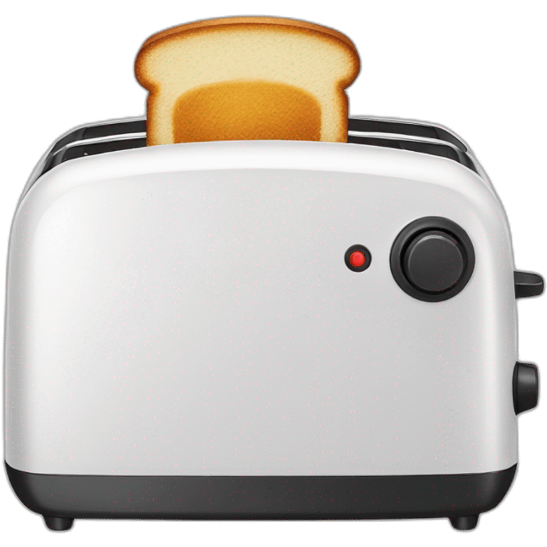 a toaster playing with a ball emoji