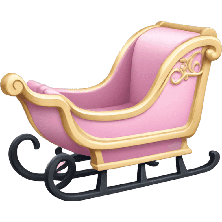 light pink sleigh emoji