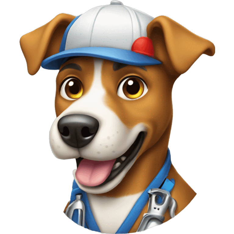 Dog plumber emoji