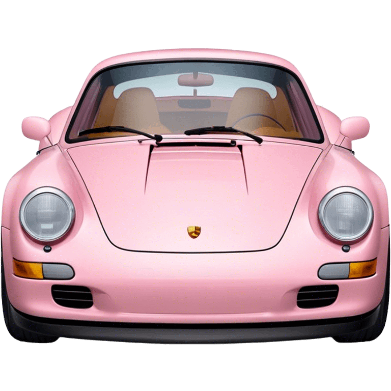 Light pink Porsche  emoji