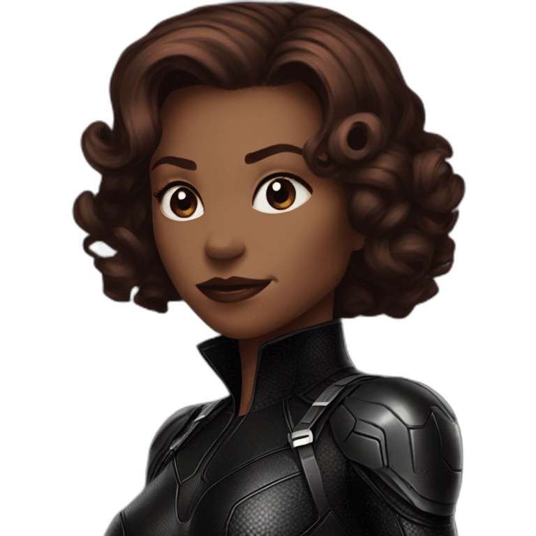 black widow avengers emoji