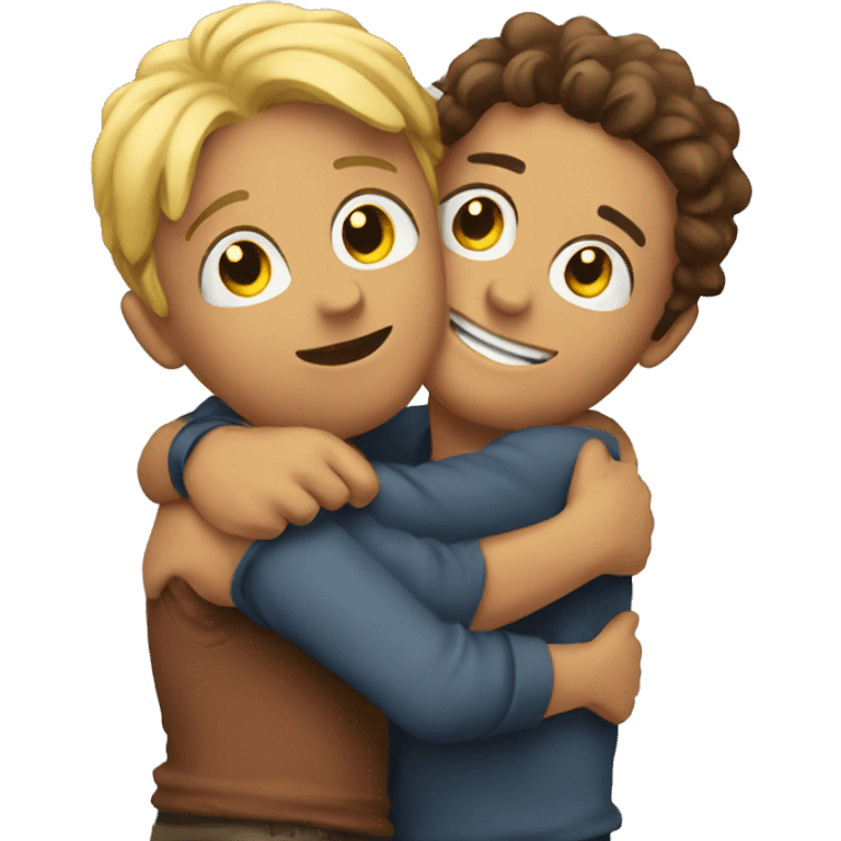 2 best friends hugging  emoji