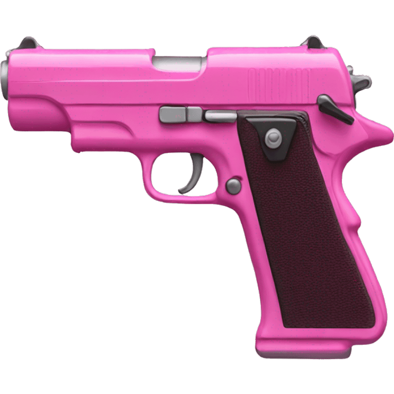 pink gun emoji