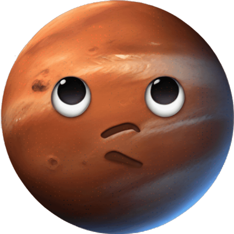 mars planet emoji