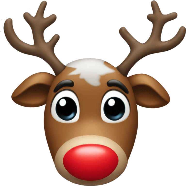 Red Nosed Reindeer emoji