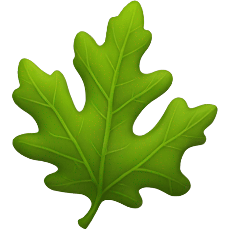 Oak leaf emoji