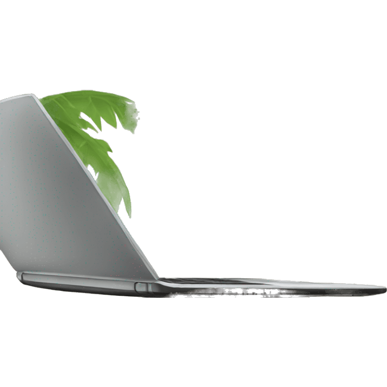 laptop in the summer emoji