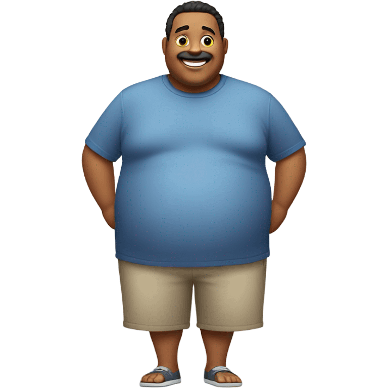 Fat guy  emoji