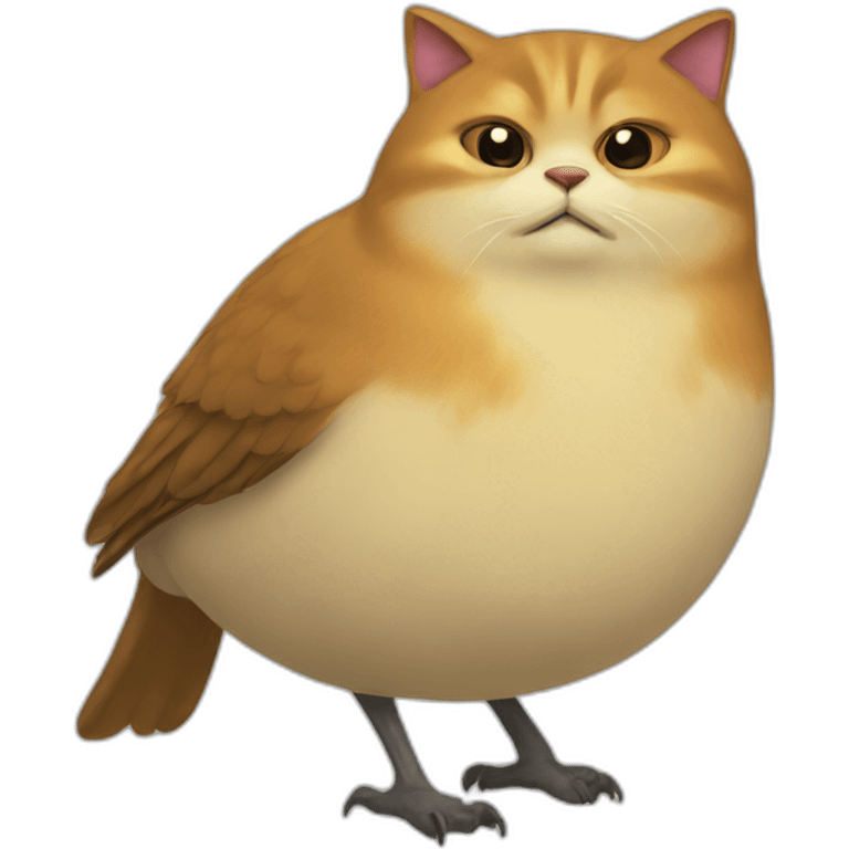 cat-bird emoji