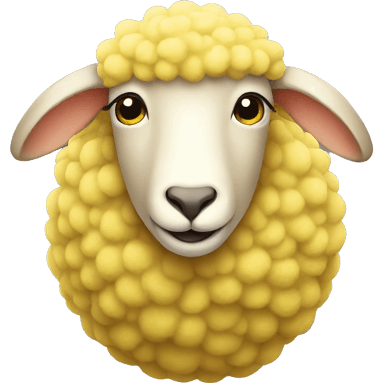 yellow sheep emoji