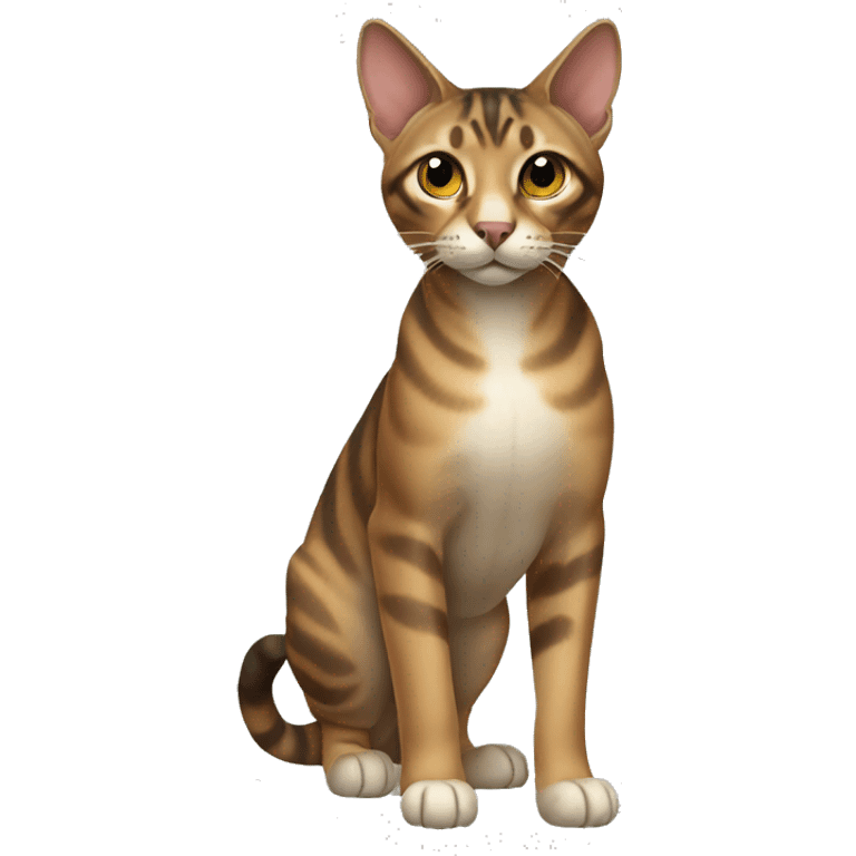 Sokoke Cat Breed Full Body emoji