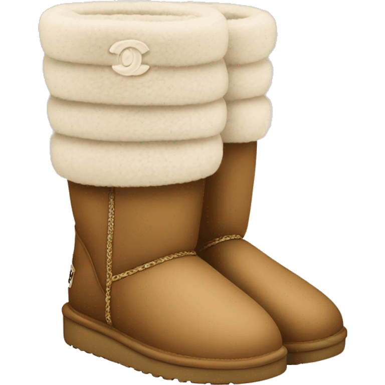 Chanel Ugg emoji