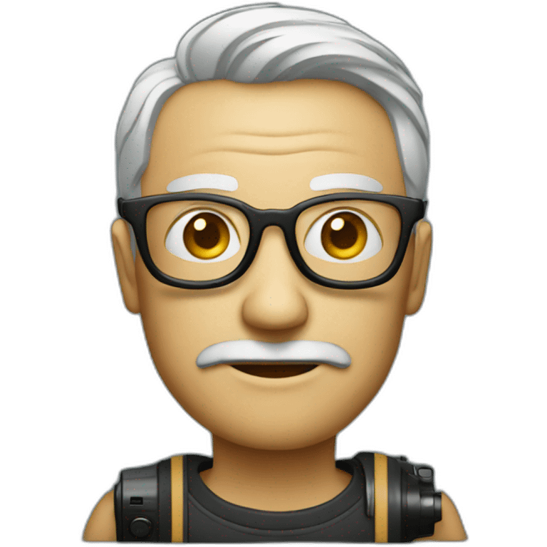 film director with cinema camera emoji