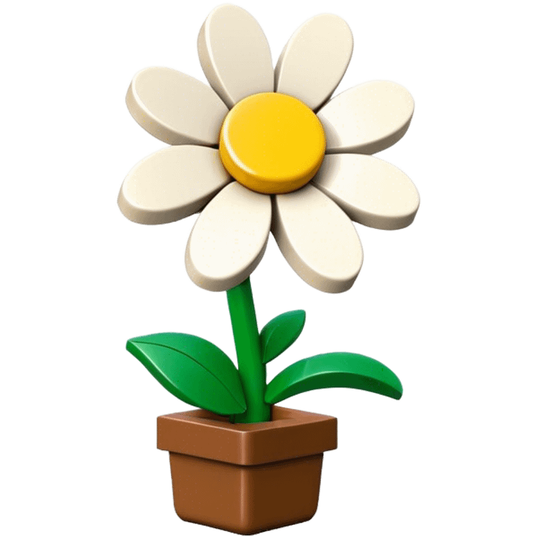 Lego flower emoji