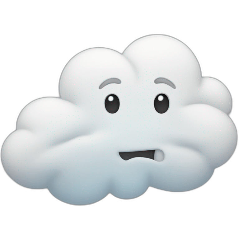 Thinking cloud emoji