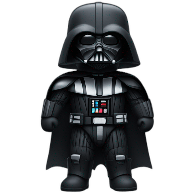 A bear in darth vader emoji