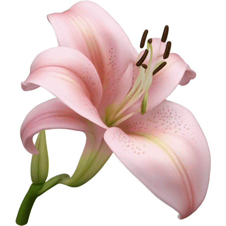 light pink lilium emoji