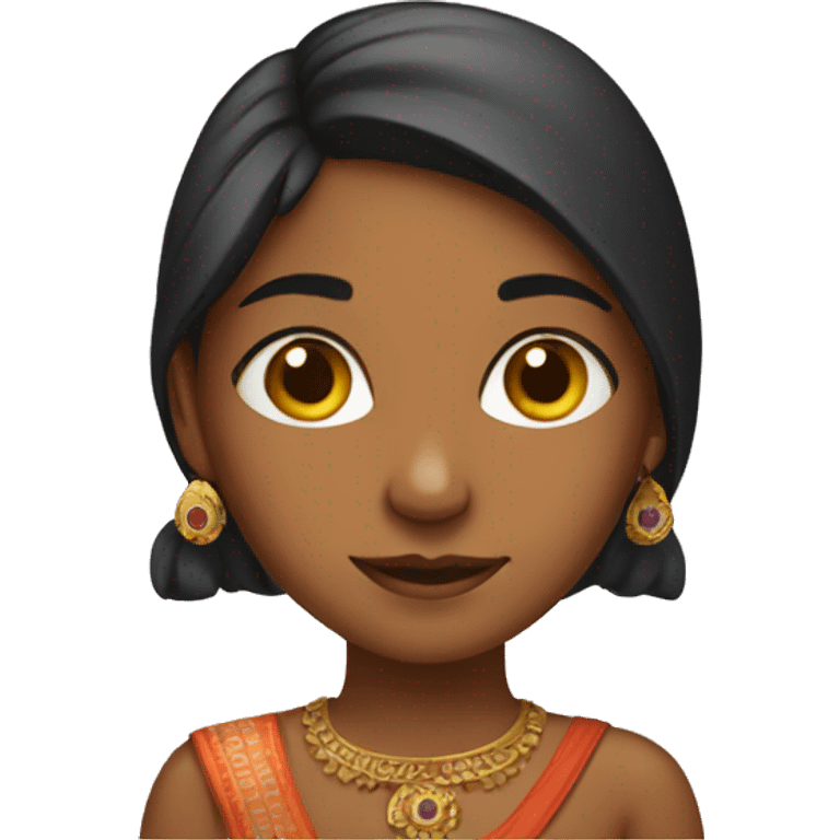 indian girl  emoji