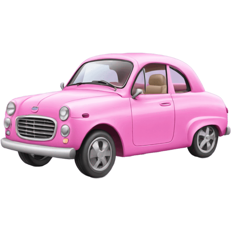 Pink Barbie car emoji