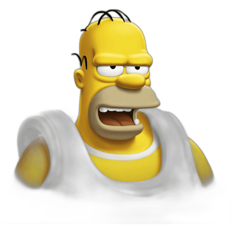 Homer Simpson su taureau emoji