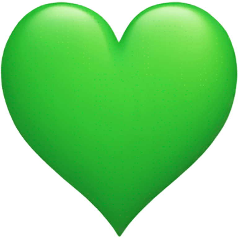 Green heart emoji