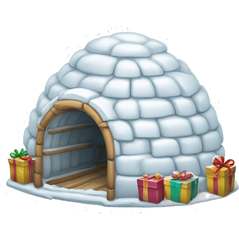 igloo party celebration white background emoji