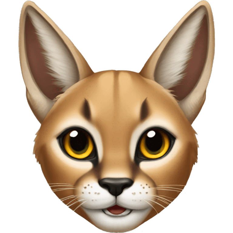 Happy caracal emoji