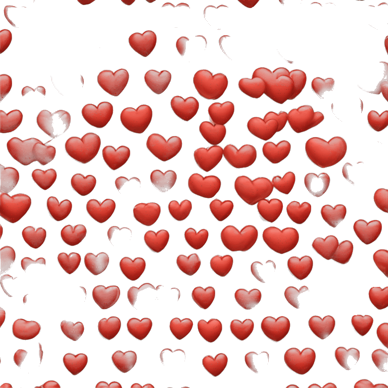 emoji corazon en colores rojos  emoji