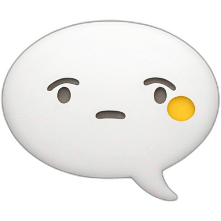 speech bubble emoji