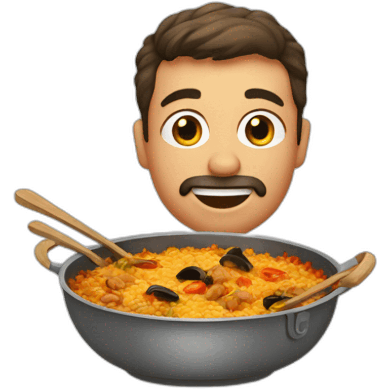 david eating paella emoji