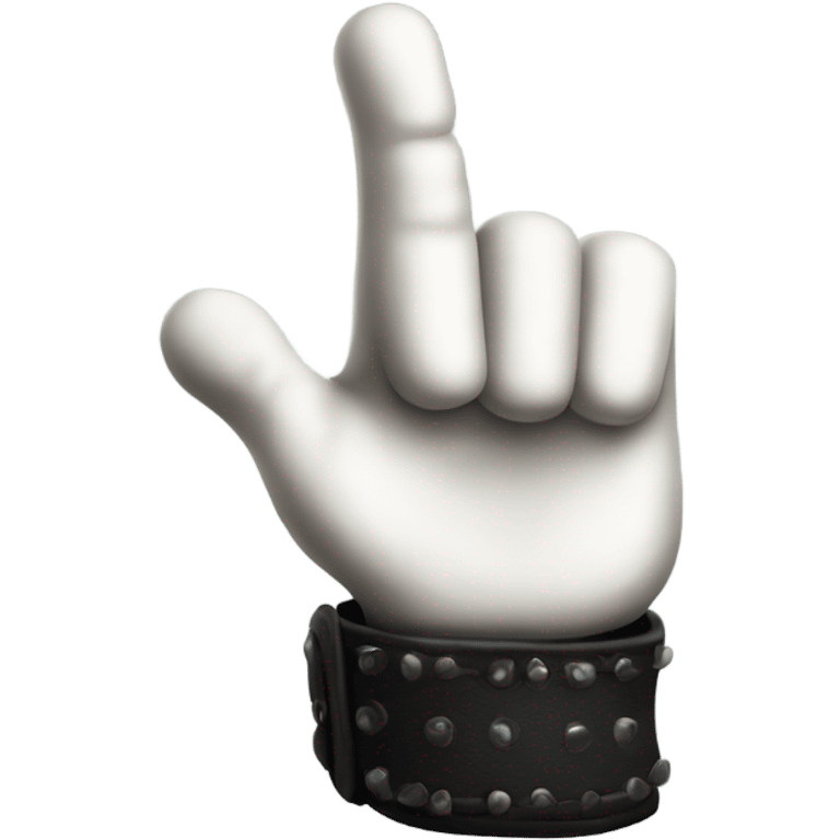 thumb up, gothic glove, magical style emoji