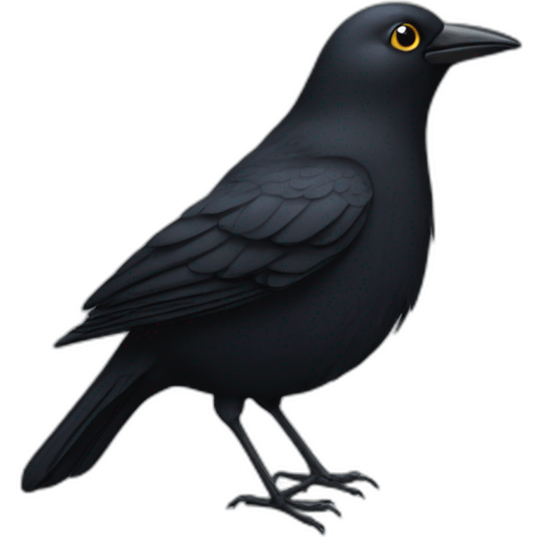 black bird emoji