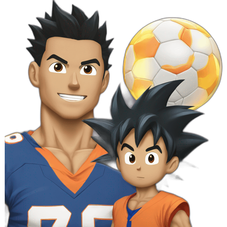 Goku And Ronaldo emoji