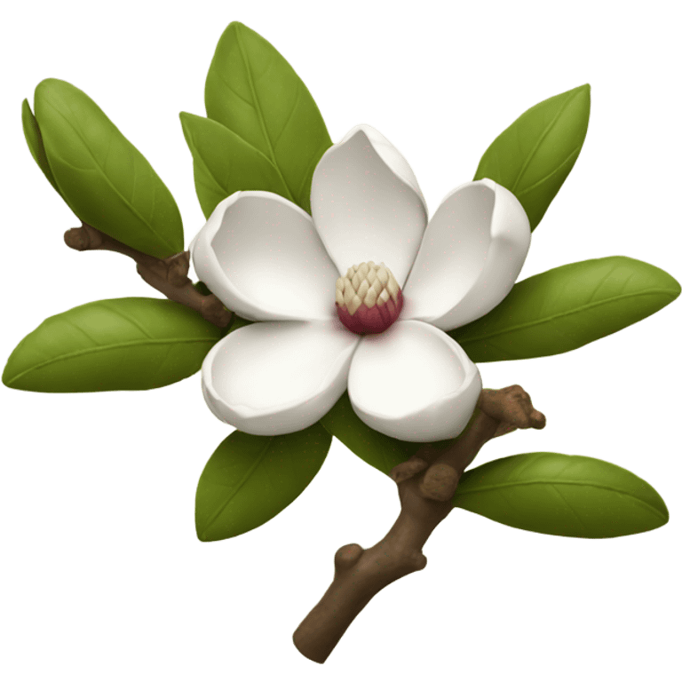 Magnolia branch emoji