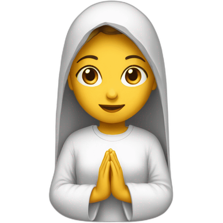 Virgin：prayer emoji