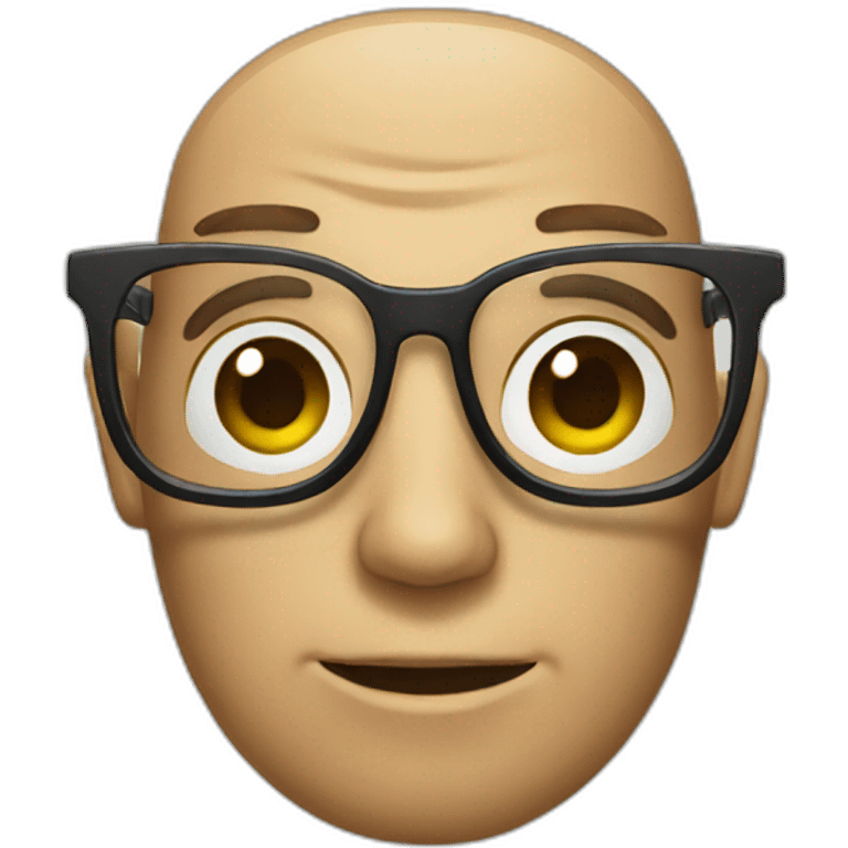 Android with glasses emoji