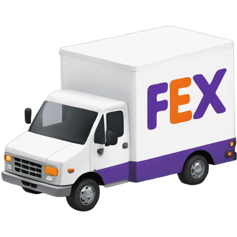 FedEx truck emoji