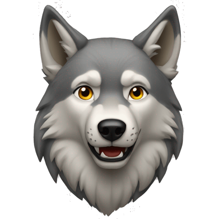 wolf surprise emoji