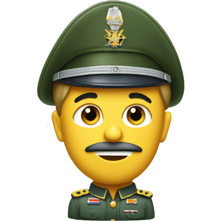 Pez volador militar emoji