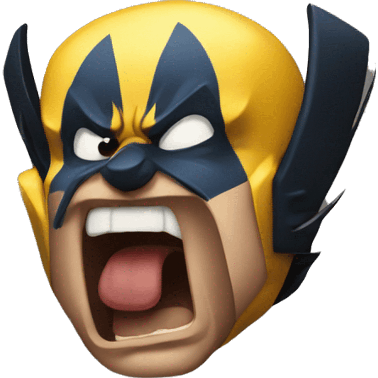 Wolverine crying emoji